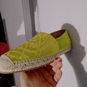 fendi espadrille suede sandals